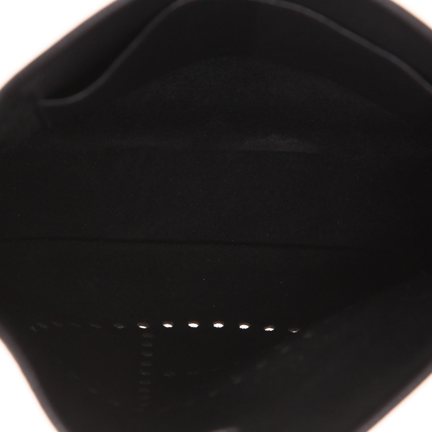 Hermès  Evelyne shoulder bag  in black leather taurillon clémence - Detail D3