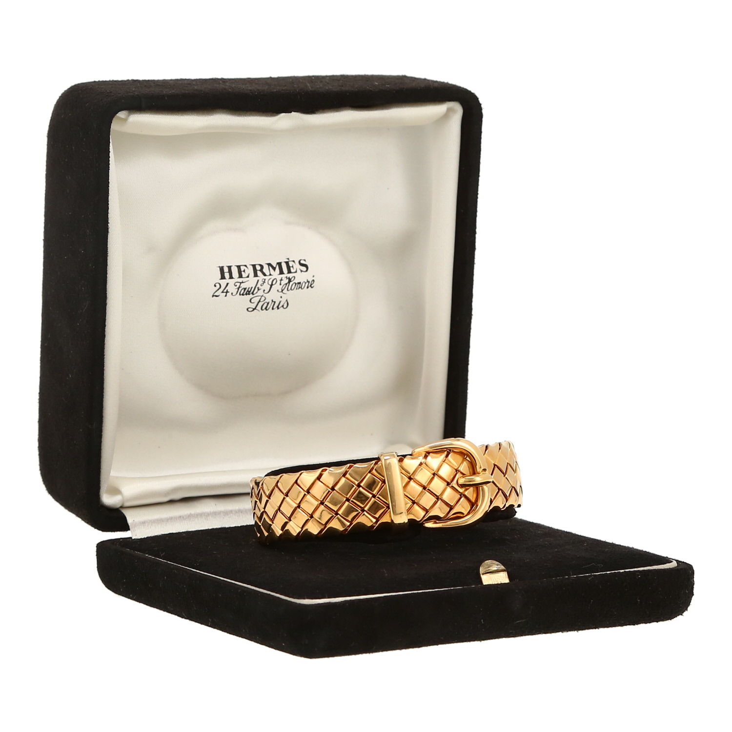 Hermès  bangle in yellow gold - Detail D2