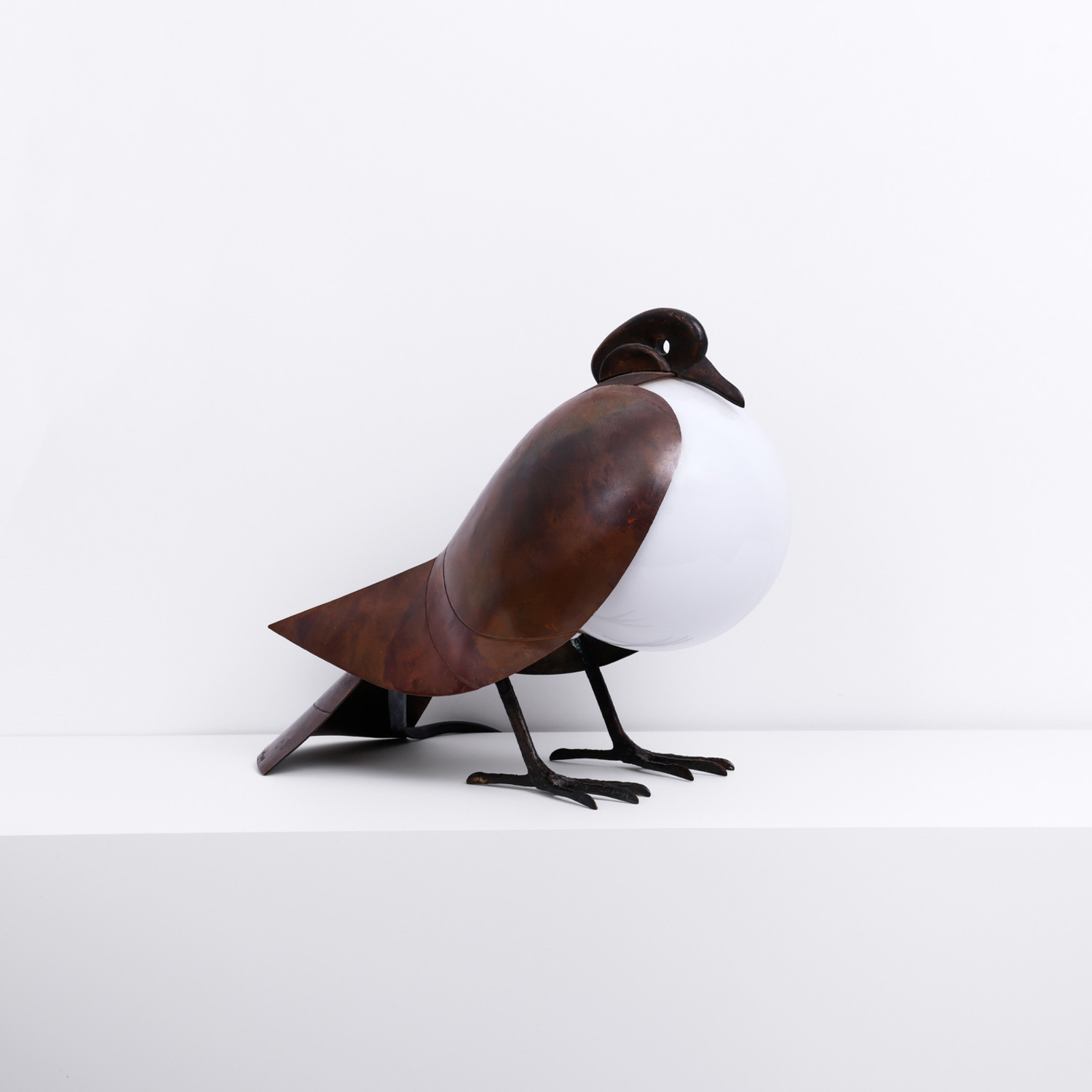 François-Xavier Lalanne (1927-2008), 'Pigeon' lamp - model designed in 1991 - Artcurial edition - Detail D2