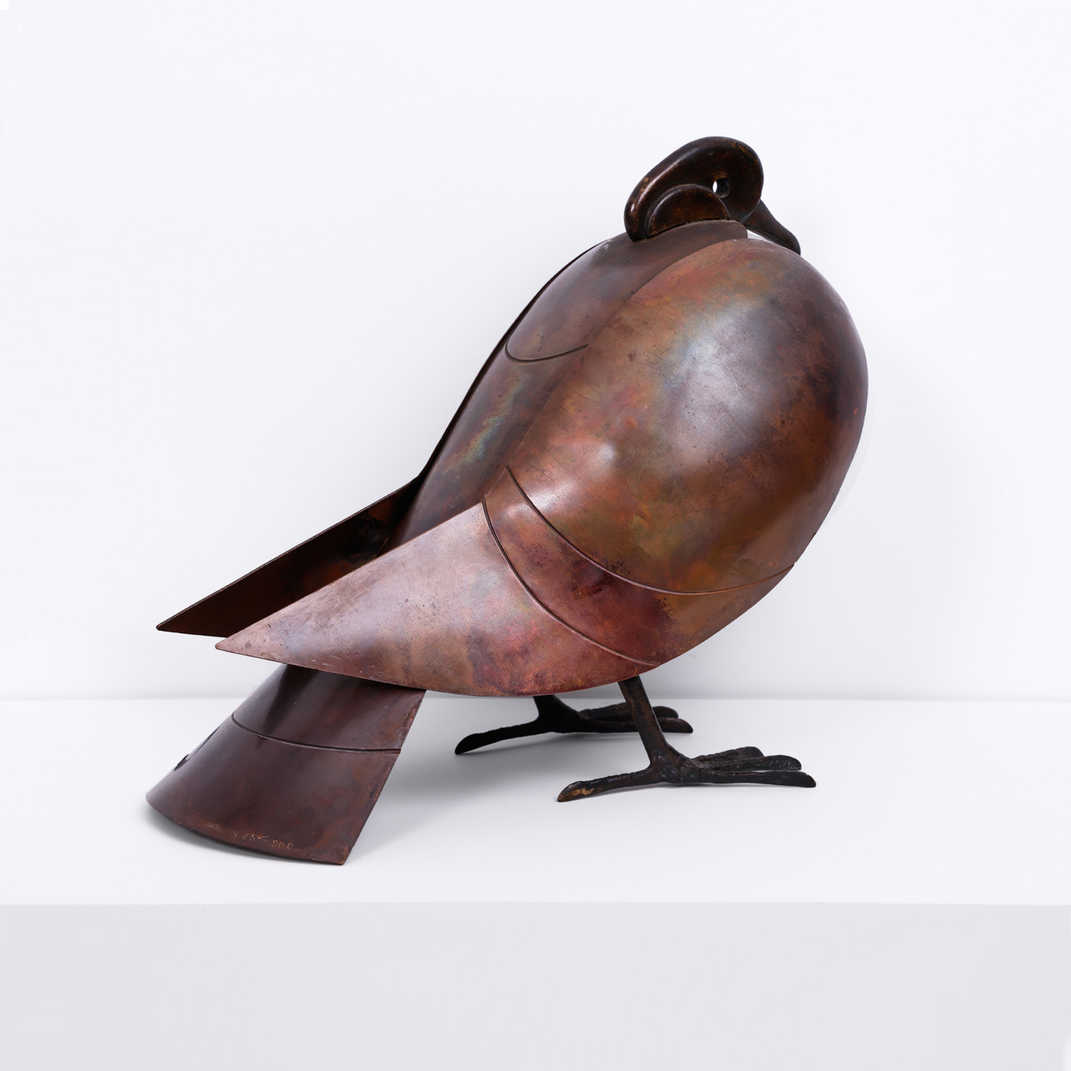 François-Xavier Lalanne (1927-2008), Lampe de table 'Pigeon' - le modèle crée en 1991 - Edition Artcurial - Detail D5
