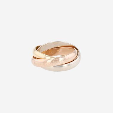 Bague Cartier Trinity "les Must de Cartier" moyen modèle en 3 ors