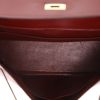 Hermès  Kelly 32 cm handbag  in burgundy box leather - Detail D3 thumbnail
