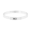 Bracelet Hermès Kelly petit modèle en or blanc et diamants - 00pp thumbnail