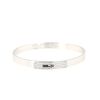 Bracelet Hermès Kelly petit modèle en or blanc et diamants - 360 thumbnail