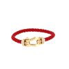 Brazalete Fred Force 10 modelo grande de oro amarillo y diamantes - 360 thumbnail