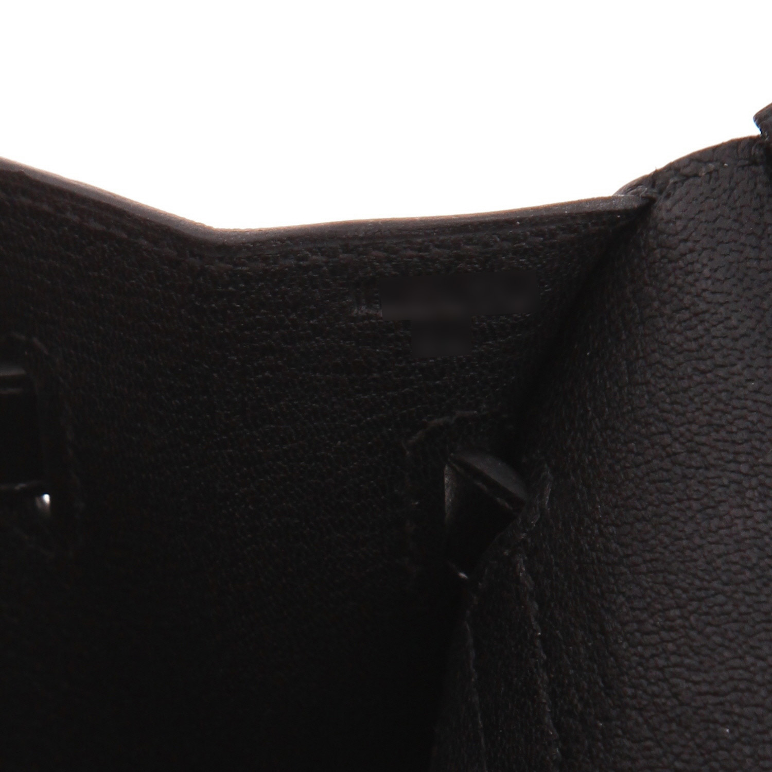 Hermès  Birkin 30 cm handbag  in black box leather - Detail D4