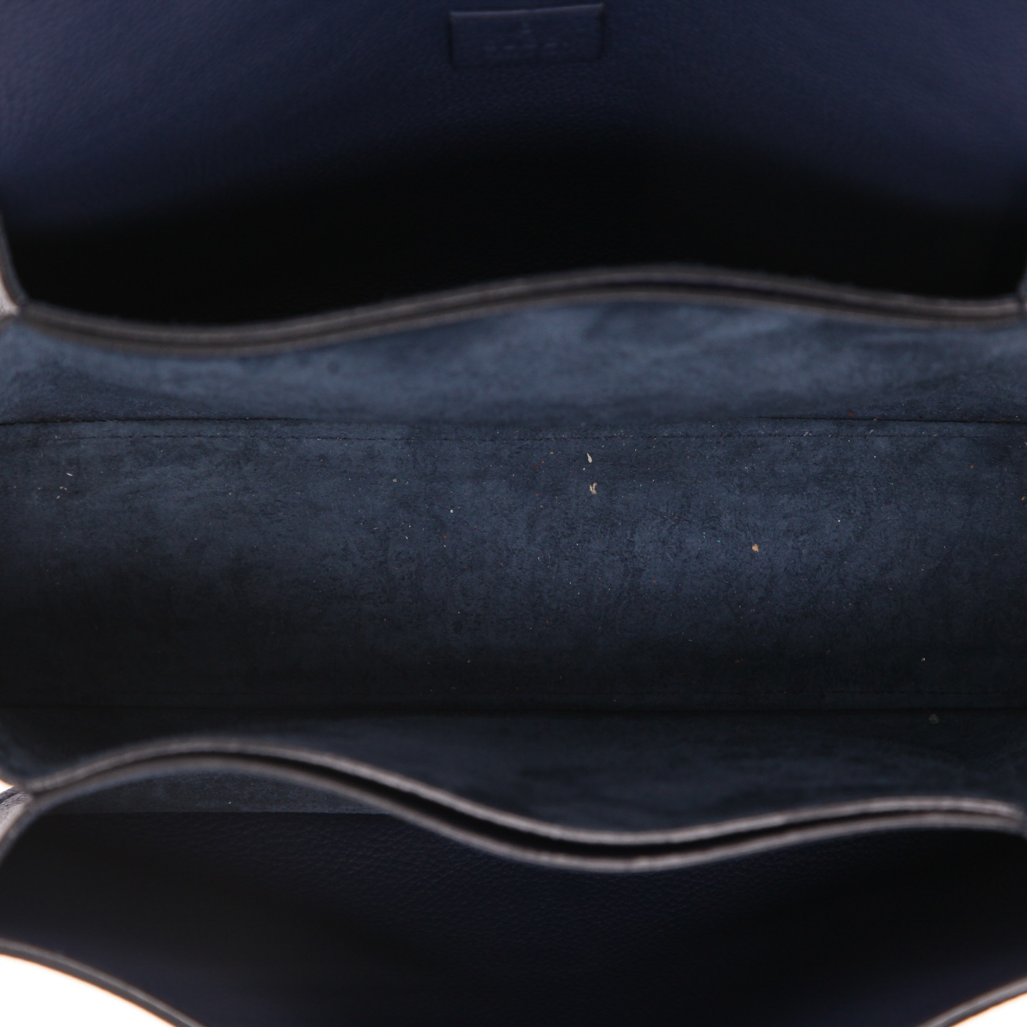 Borsa a tracolla Gucci  Jackie Soft in pelle martellata blu - Detail D3