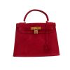Hermès  Kelly 28 cm handbag  in raspberry pink doblis calfskin - 360 thumbnail