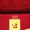 Hermès  Kelly 28 cm handbag  in raspberry pink doblis calfskin - Detail D2 thumbnail