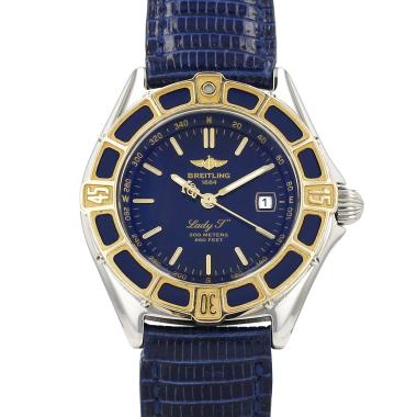 Reloj Breitling Lady J Class de acero y oro chapado Circa 2000