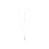 Collier Messika Move en or blanc et diamants - 360 thumbnail