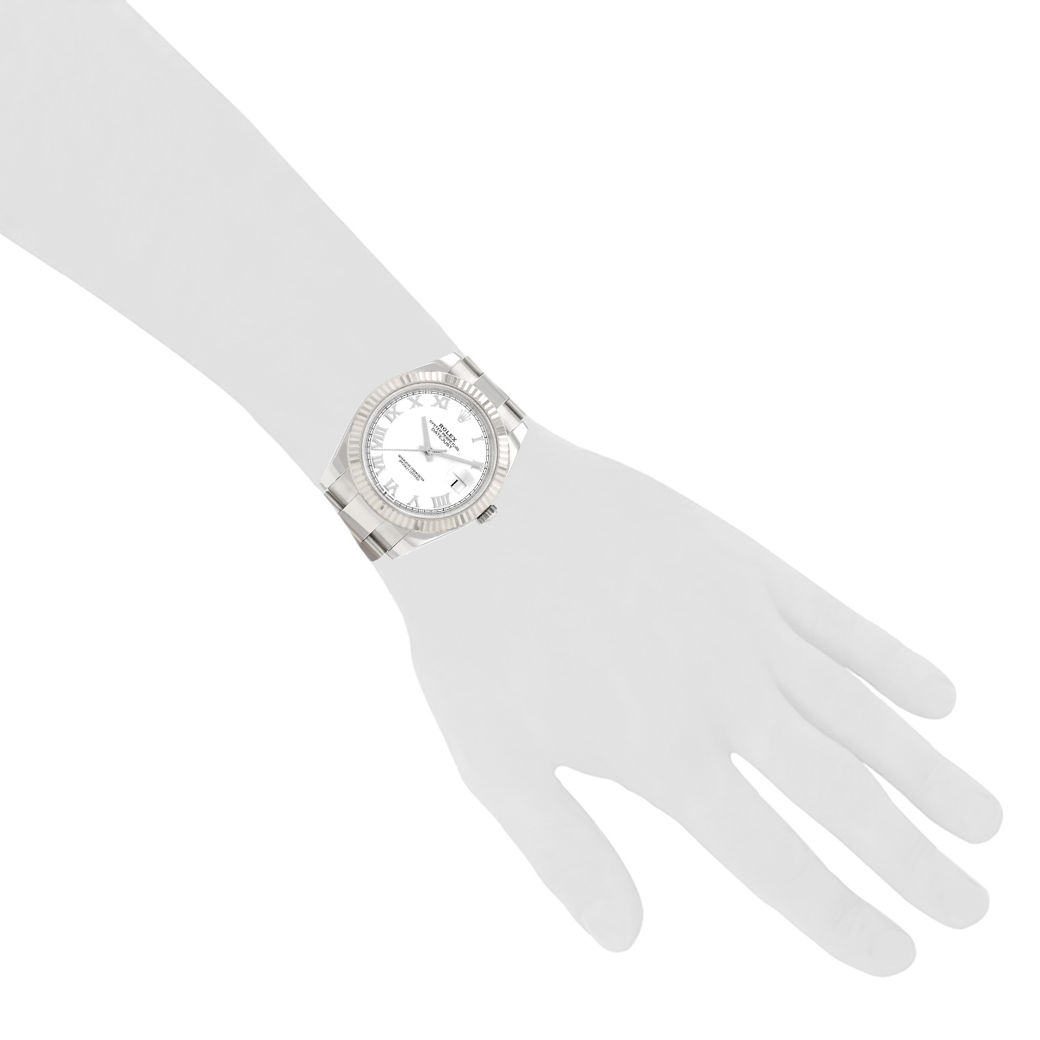 Montre Rolex Datejust 41 en or et acier et acier Ref: Rolex - 126334  Vers 2021 - Detail D1