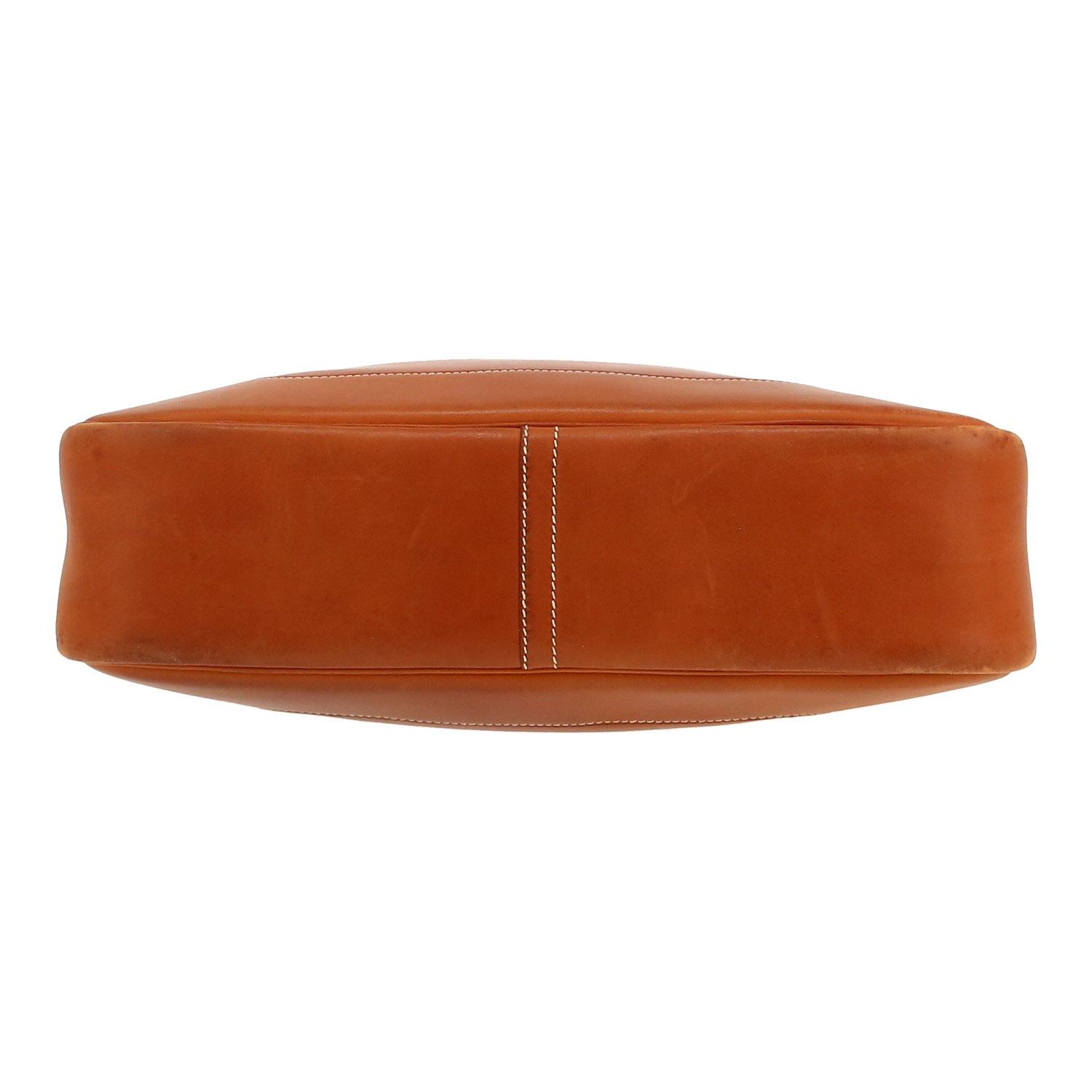 Hermès  Trim bag worn on the shoulder or carried in the hand  in fawn Barenia leather - Detail D1