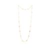 Van Cleef 
Arpels Vintage Alhambra long necklace in yellow gold and mother of pearl - 360 thumbnail
