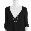 Van Cleef 
Arpels Vintage Alhambra long necklace in yellow gold and mother of pearl - Detail D1 thumbnail