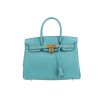 Sac à main Hermès  Birkin 30 cm en cuir togo Bleu Saint-Cyr - 360 thumbnail