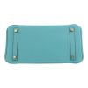 Borsa Hermès  Birkin 30 cm in pelle togo blu Saint-Cyr - Detail D1 thumbnail