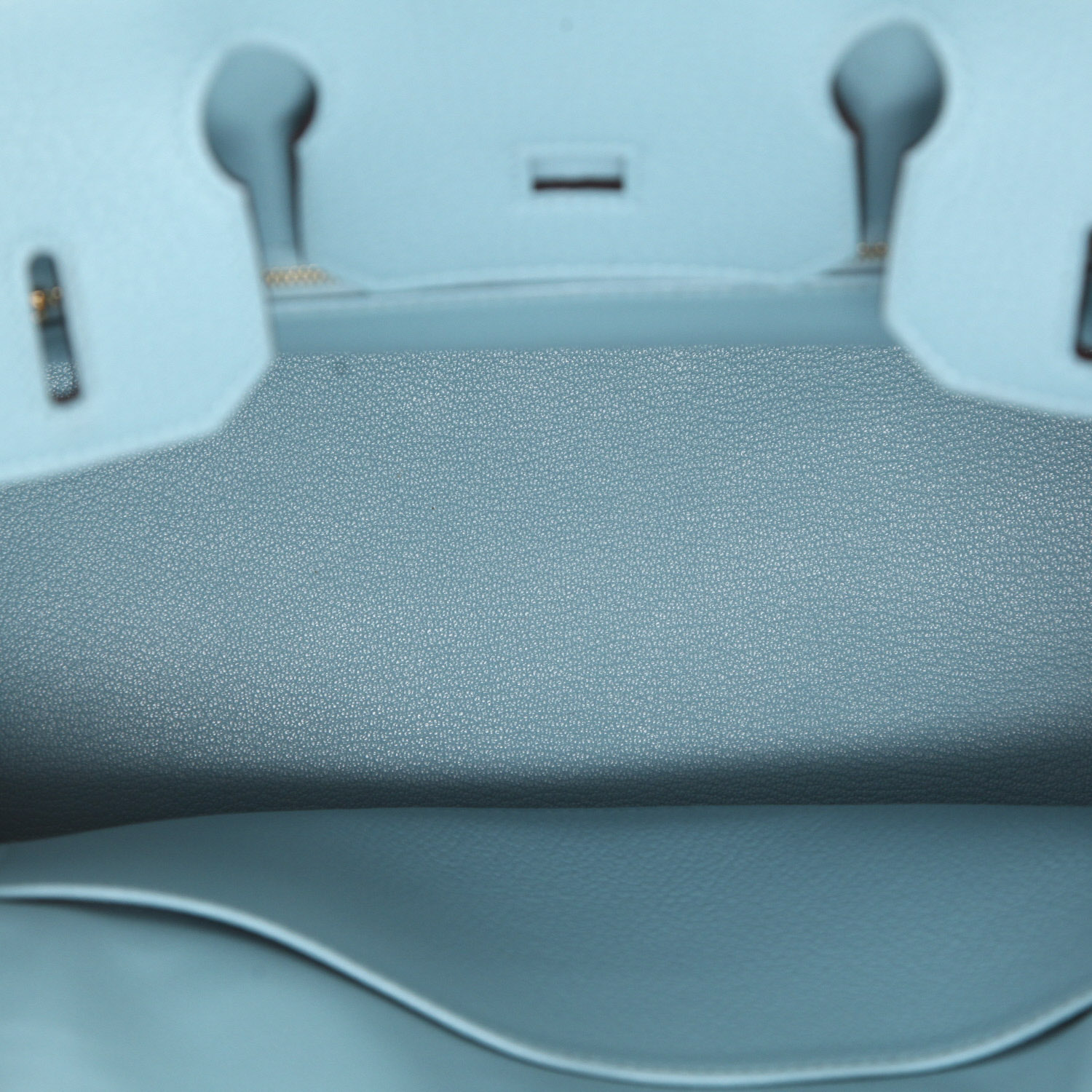 Sac à main Hermès  Birkin 30 cm en cuir togo Bleu Saphir - Detail D3