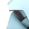 Borsa Hermès  Birkin 30 cm in pelle togo blu Saint-Cyr - Detail D4 thumbnail