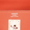 Hermès  Kelly 32 cm handbag  in orange Capucine togo leather - Detail D2 thumbnail