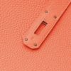 Hermès  Kelly 32 cm handbag  in orange Capucine togo leather - Detail D4 thumbnail