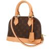 Louis Vuitton  Alma BB shoulder bag  in brown monogram canvas  and natural leather - 00pp thumbnail
