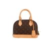 Louis Vuitton  Alma BB shoulder bag  in brown monogram canvas  and natural leather - 360 thumbnail
