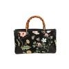 Borsa Gucci   in tela nera e pelle nera - 360 thumbnail