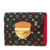 Louis Vuitton   wallet  in multicolor and black monogram canvas  and natural leather - 00pp thumbnail