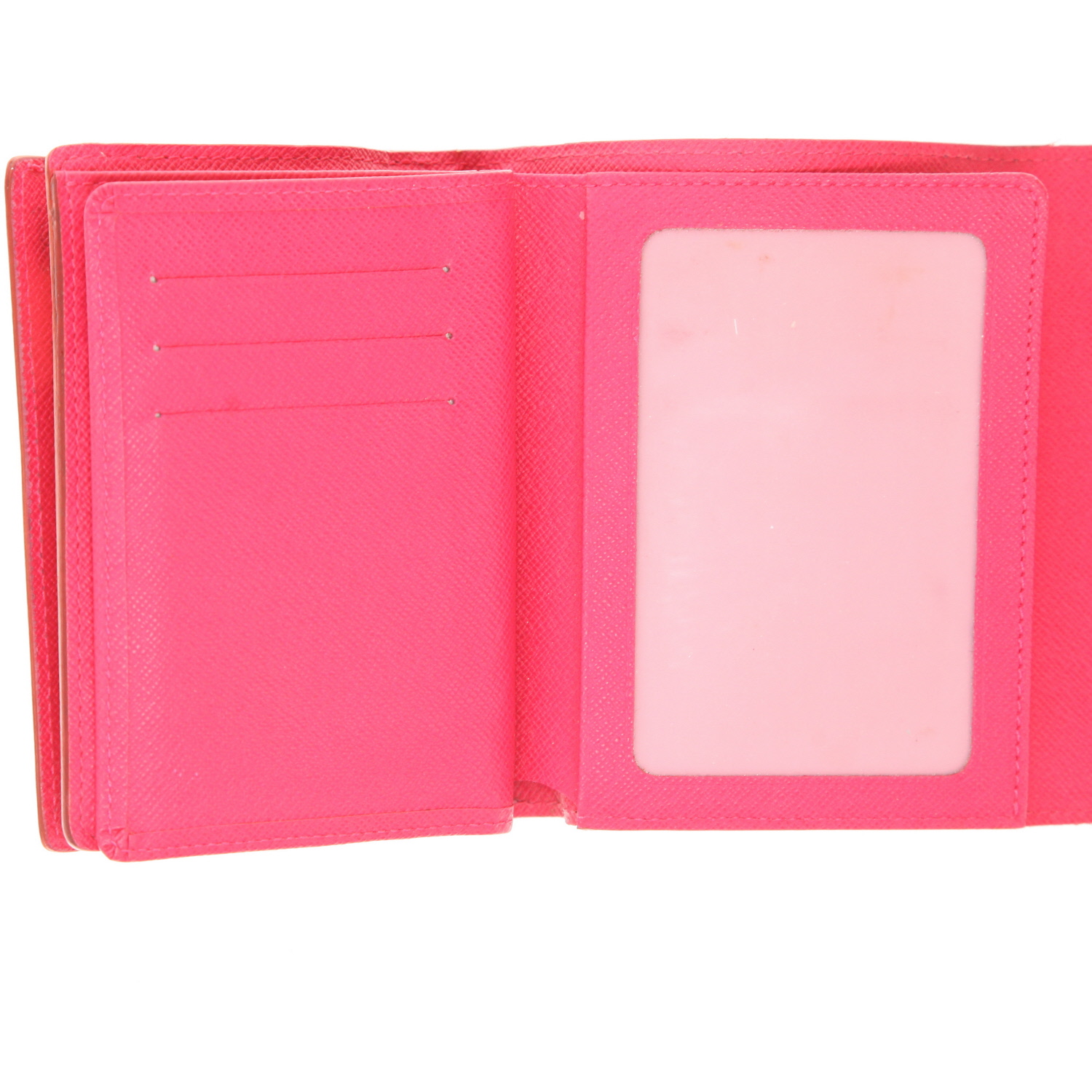 Billetera Louis Vuitton   en lona Monogram multicolor y negra y cuero natural - Detail D3