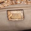 Dior  Lady Dior large model  handbag  in beige and gold python - Detail D2 thumbnail