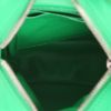 Borsa a tracolla Bottega Veneta   mini  in pelle intrecciata verde e pelle verde - Detail D3 thumbnail