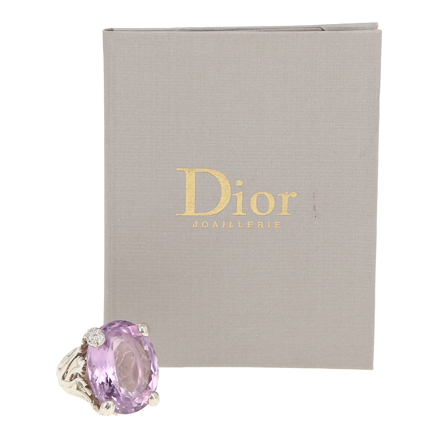 Dior Miss Dior ring in white gold, amethyst and diamonds - Detail D2