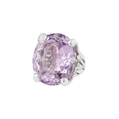 Bague Dior Miss Dior en or blanc, améthyste et diamants