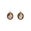 Pomellato  earrings in pink gold and agate - 360 thumbnail
