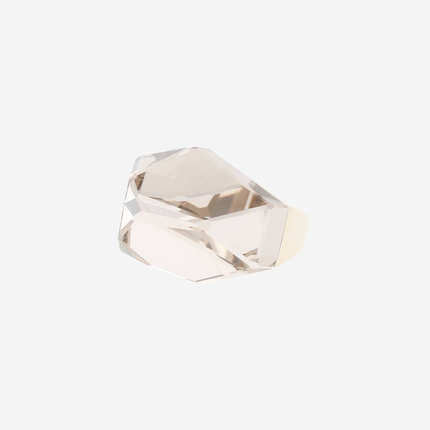 Bague H. Stern Temptation Rock en or jaune et cristal de roche