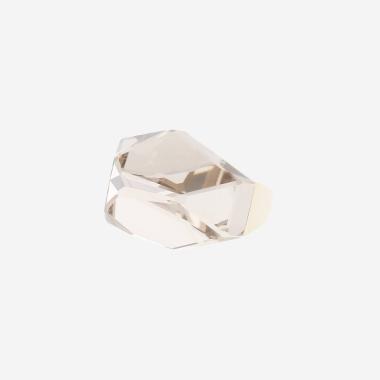 Bague H. Stern Temptation Rock en or jaune et cristal de roche