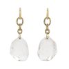 Paire de boucles d'oreilles H. Stern Temptation Rock en or jaune, diamants bruns et cristal de roche - 360 thumbnail