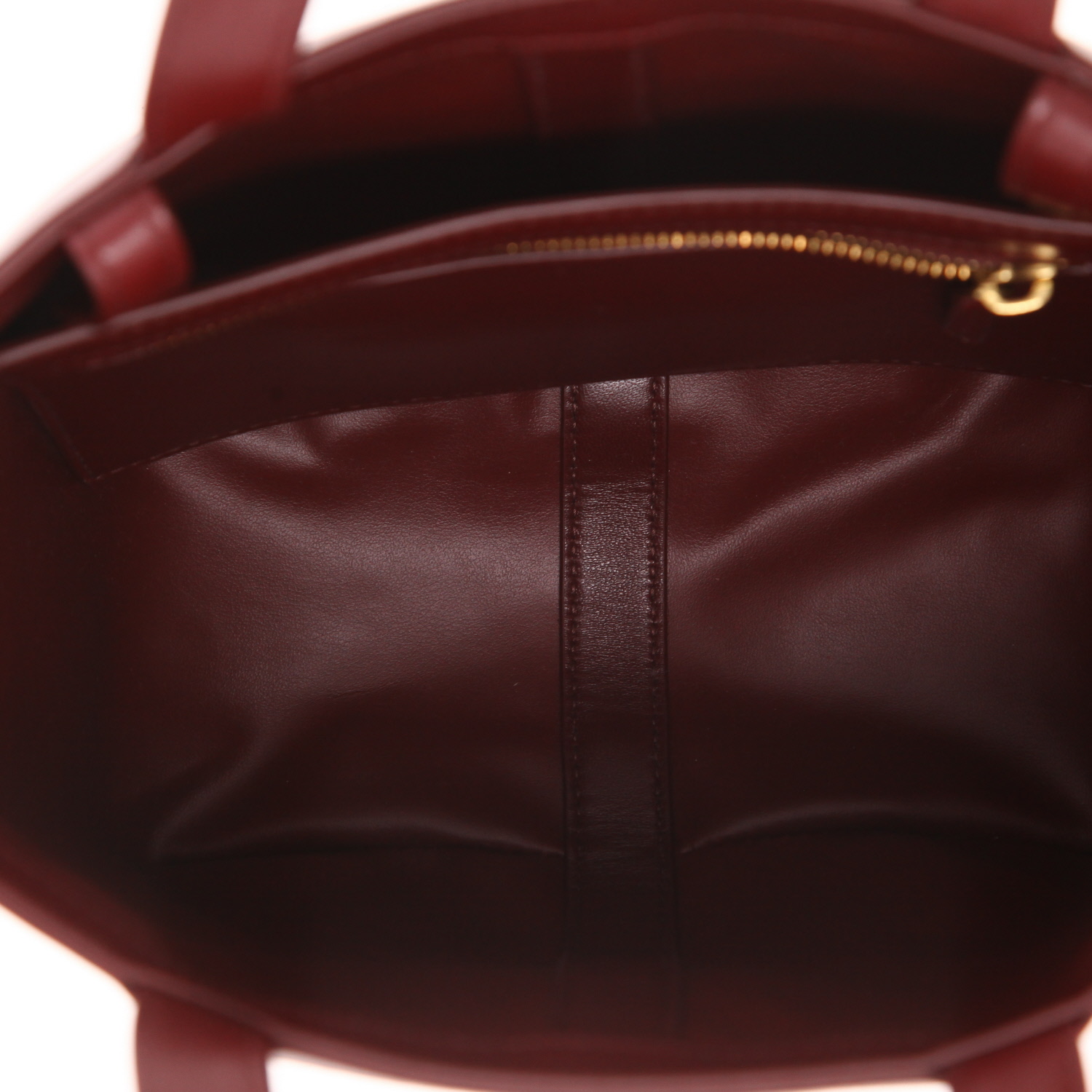 Borsa Bottega Veneta  Flip Flap in pelle intrecciata bordeaux - Detail D3