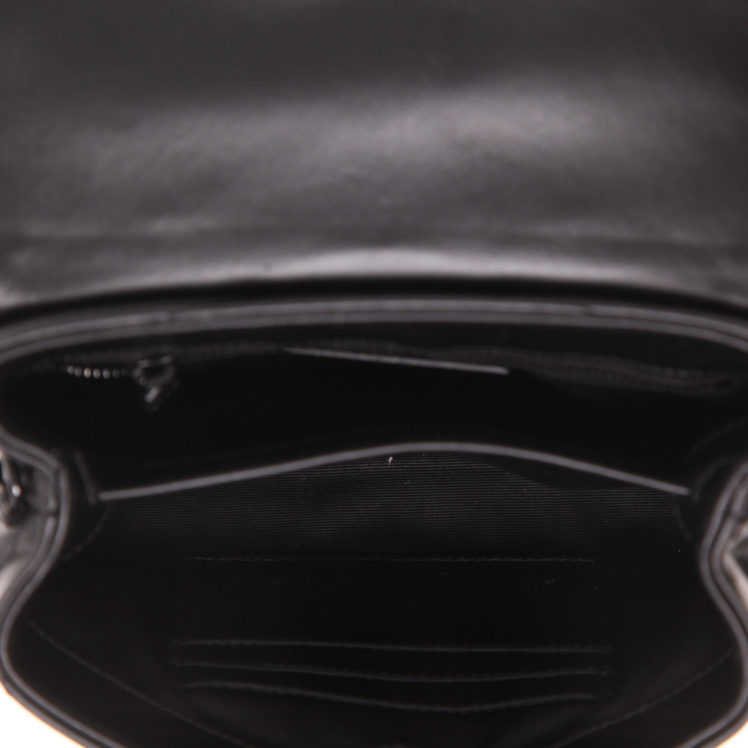 Borsa a tracolla Saint Laurent  Toy Loulou in pelle trapuntata nera - Detail D3