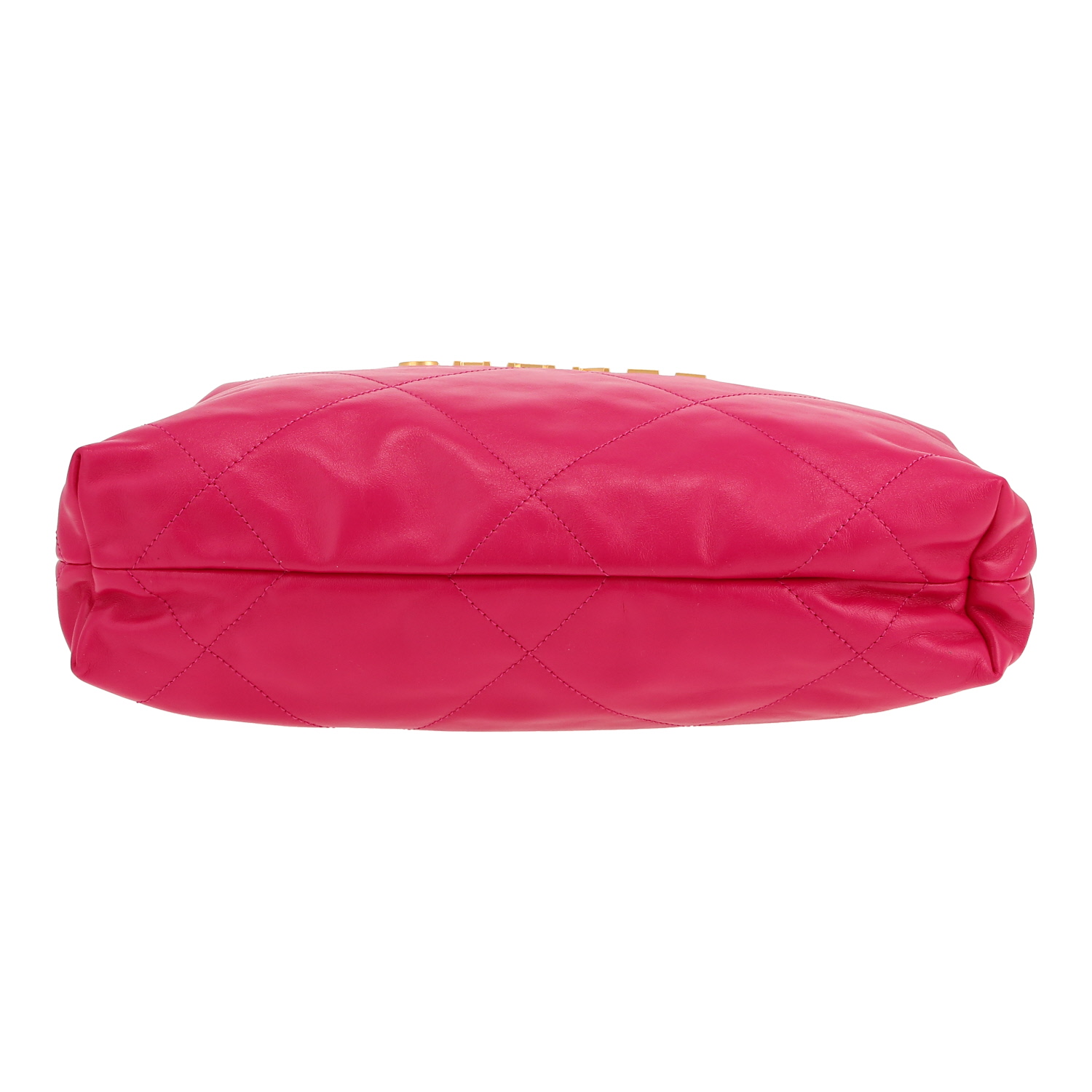 Chanel  22 shopping bag  in pink quilted leather - Detail D1