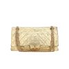 Chanel  2.55 shoulder bag  in gold quilted leather - 360 thumbnail