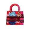 Dior  Lady D-Lite handbag  in pink canvas - 360 thumbnail