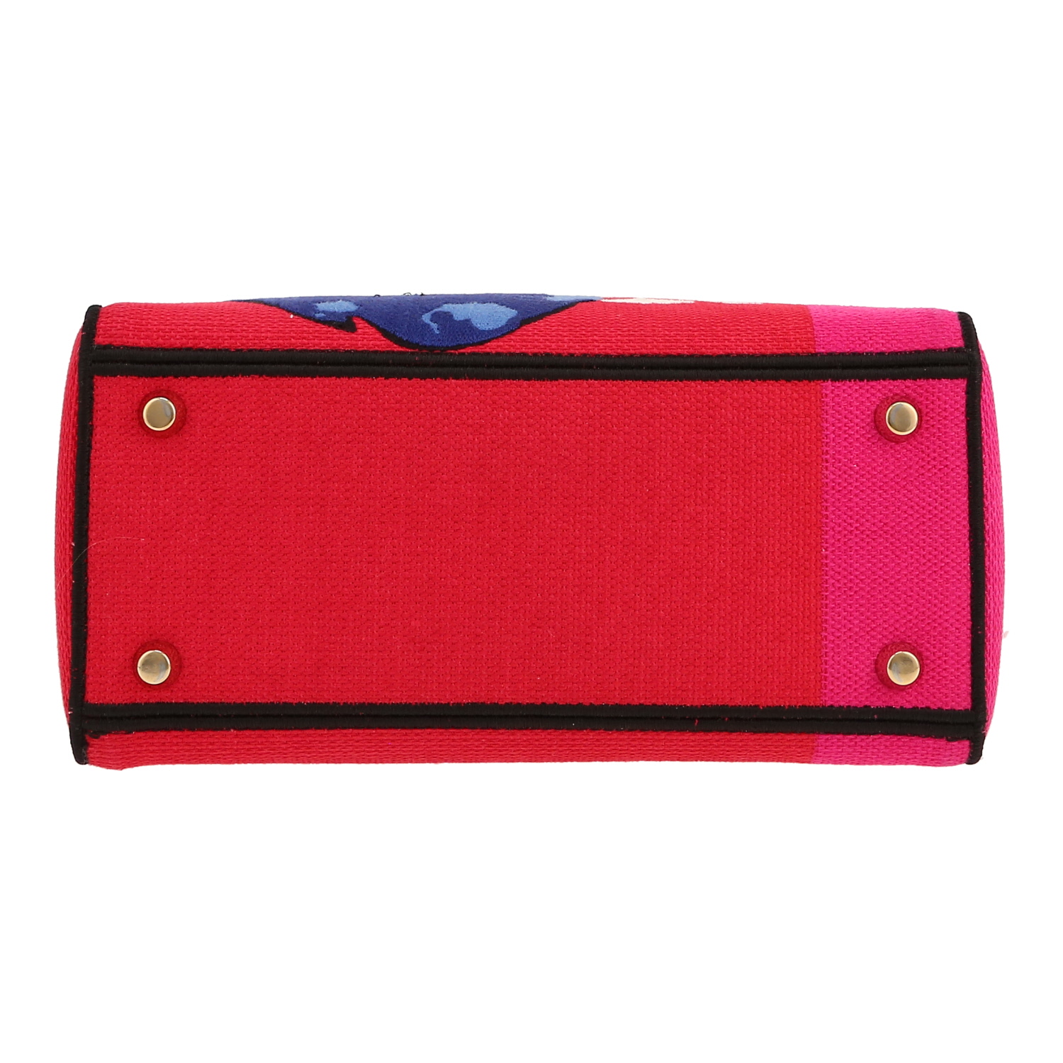 Borsa Dior  Lady D-Lite in tela rosa - Detail D1