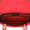 Dior  Lady D-Lite handbag  in pink canvas - Detail D3 thumbnail