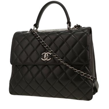 Chanel  Trendy CC handbag  in black quilted leather