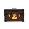 Louis Vuitton  Petite Malle trunk  in brown monogram canvas  and black leather - 360 thumbnail