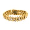 Bracelet années 1960 Mellerio en or jaune, or blanc et diamants - 360 thumbnail