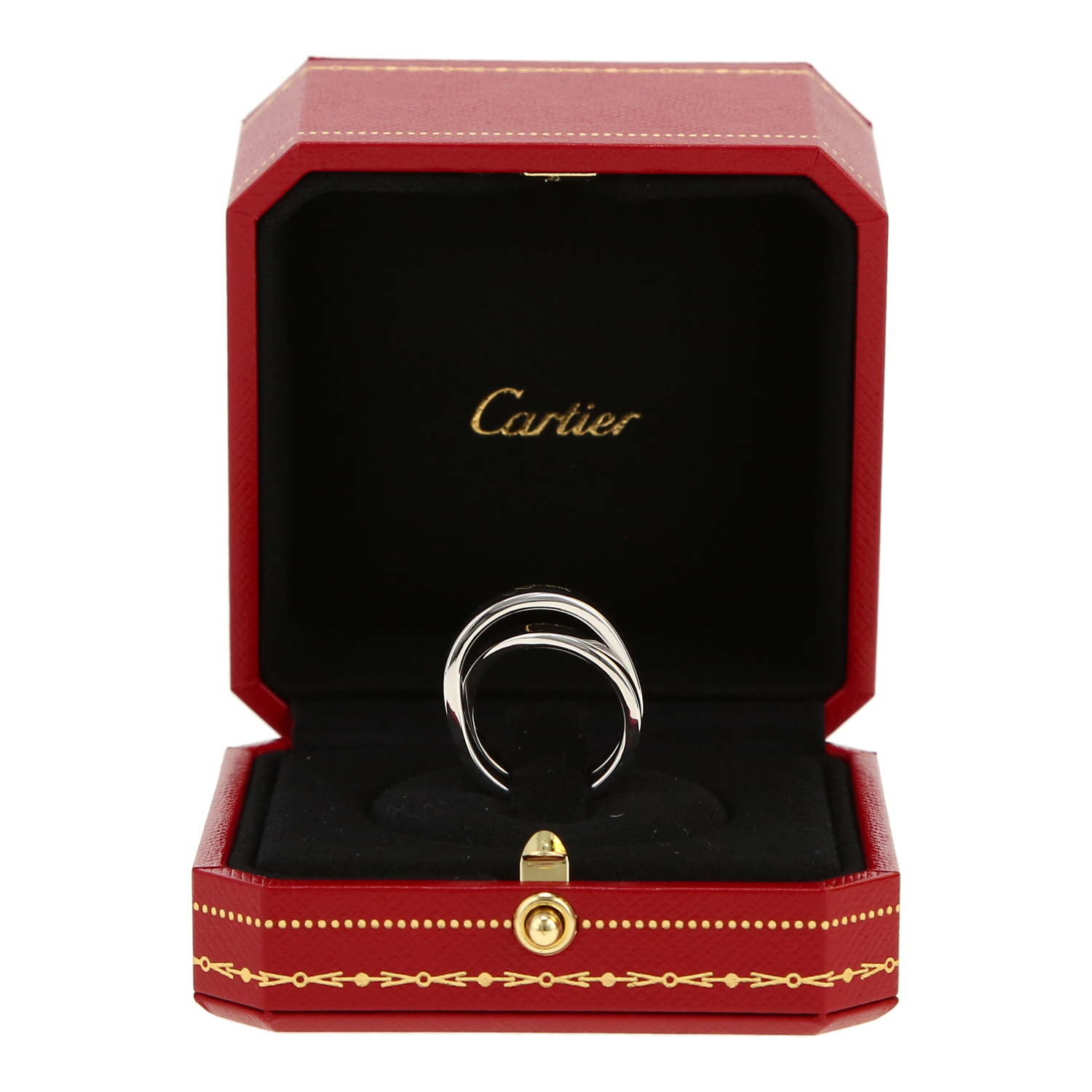 Anello Cartier Nouvelle Vague in oro bianco - Detail D2