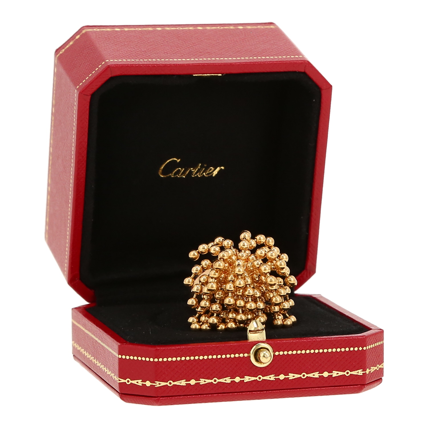 Anello Cartier Perruque in oro giallo - Detail D2